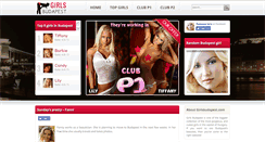 Desktop Screenshot of girlsbudapest.com