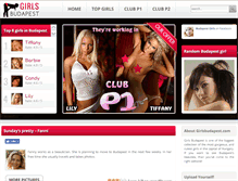 Tablet Screenshot of girlsbudapest.com